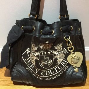 Juicy Couture Velvet Hangbag
